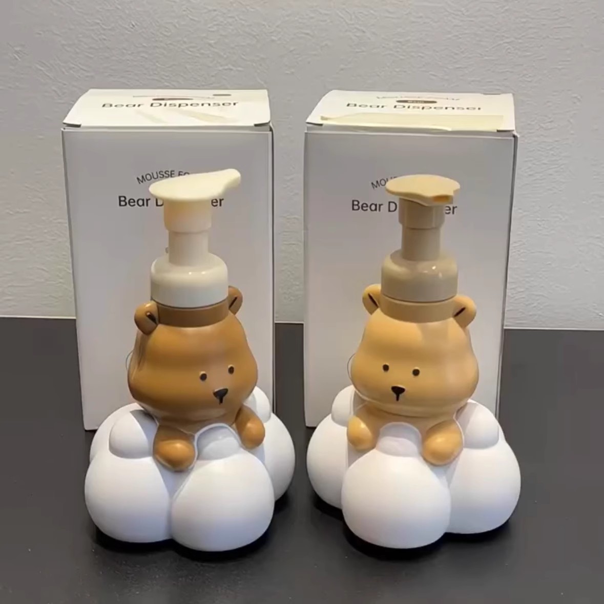 Baby Food Jelly - Cute Bear Foam Foam Bottle hand