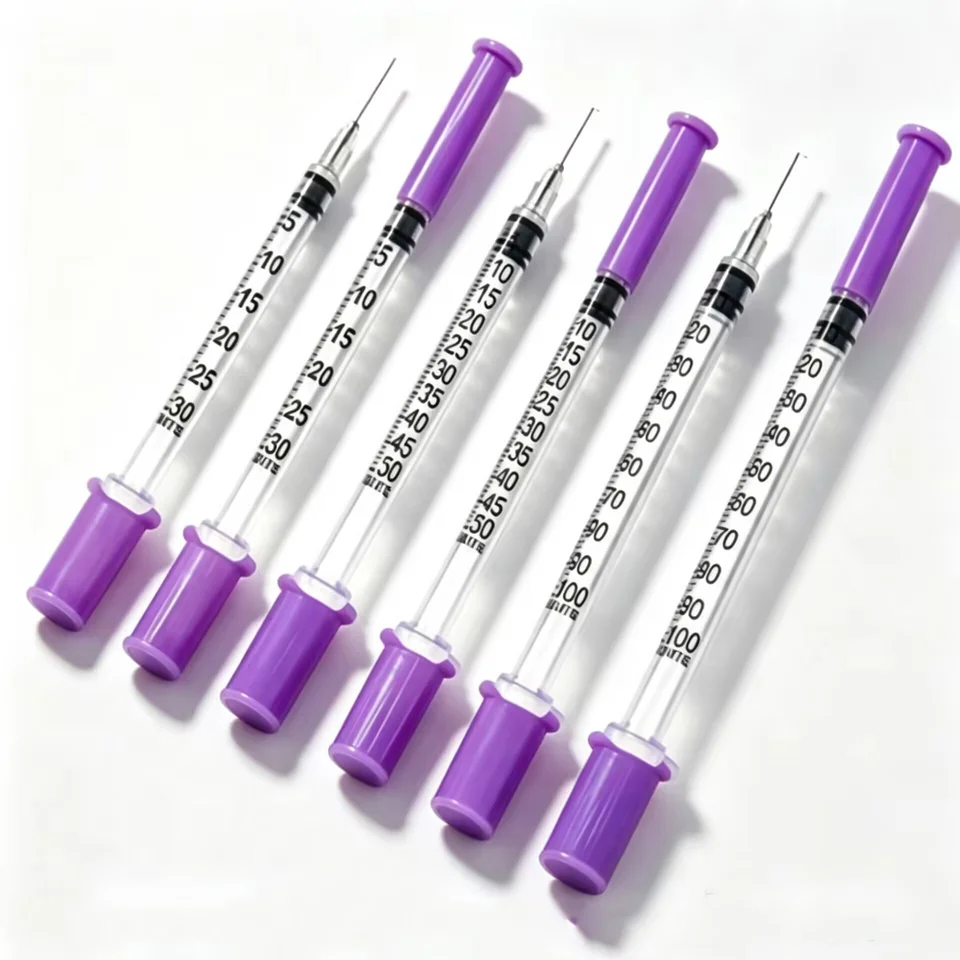 100Pcs Purple 31G Syringe 0.5/ - огляд і ціна Baby Food Allergy Rash