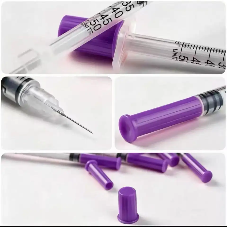 100Pcs Purple 31G Syringe 0.5/ - огляд і ціна Baby Food Allergy Rash