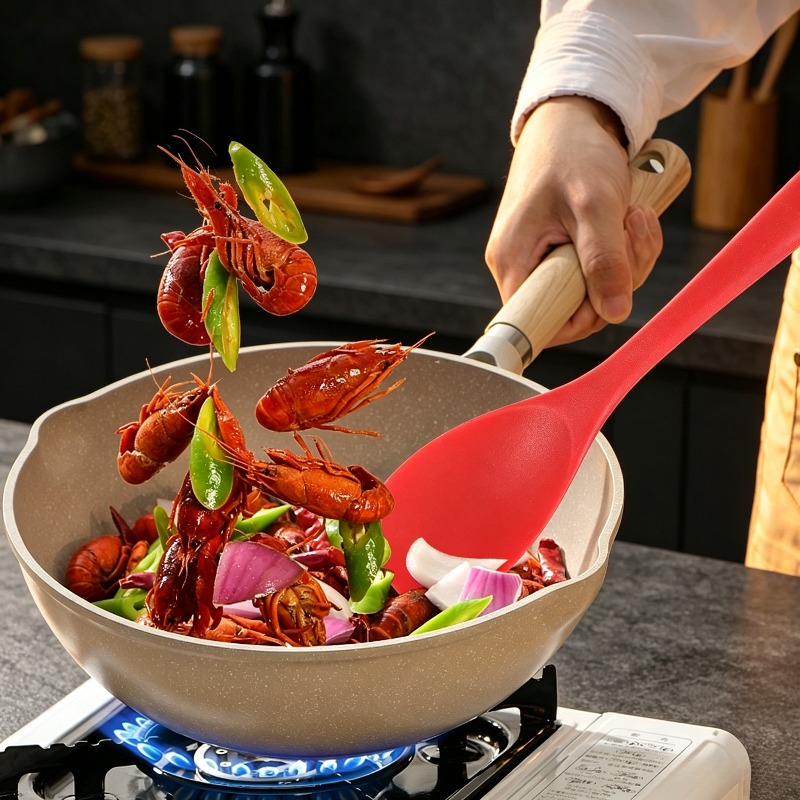 Food‑Grade Silicone Spatula He - огляд і ціна Baby Food Utensils Set