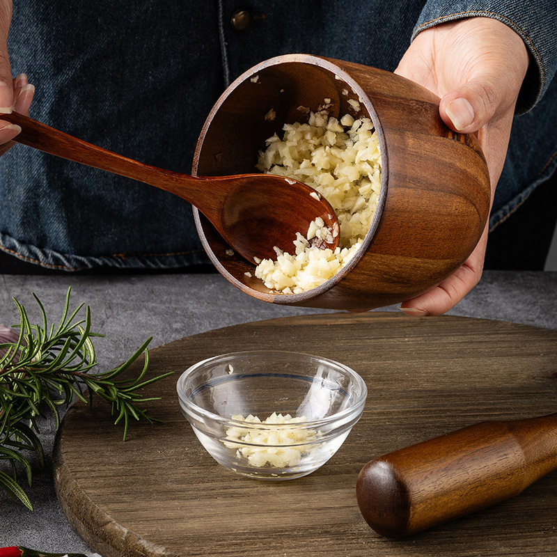 Acacia Wood Pestle and Mortar  - огляд і ціна Baby Food Egg