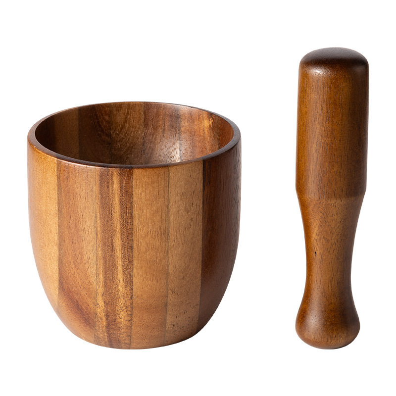 Acacia Wood Pestle and Mortar  - огляд і ціна Baby Food Egg