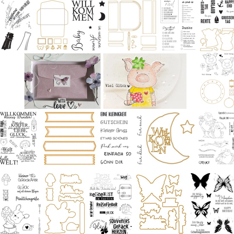 Baby Suitcase Stamps And Dies  - огляд і ціна Baby Food Diary