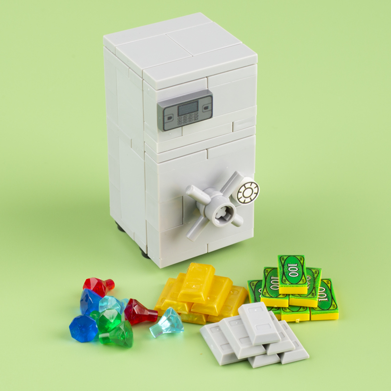 MOC City Strongbox Safe Box Bu - огляд і ціна Lego Set Creator