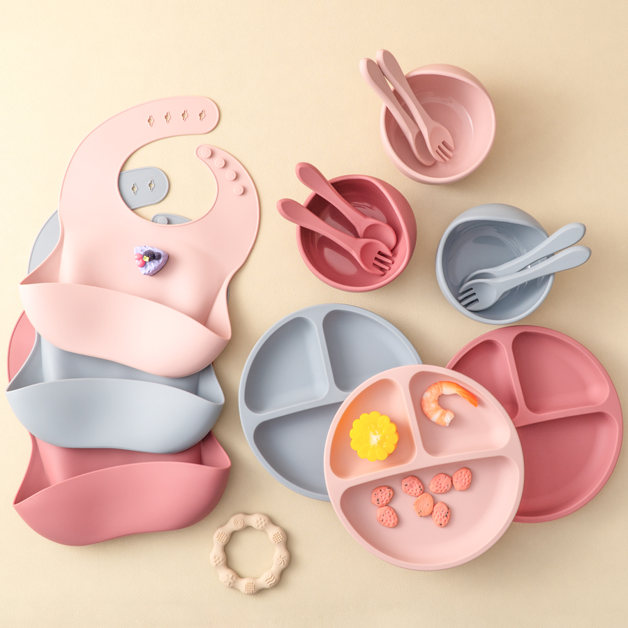 5Pcs Baby Silicone Feeding Set - огляд і ціна Baby Food Diary