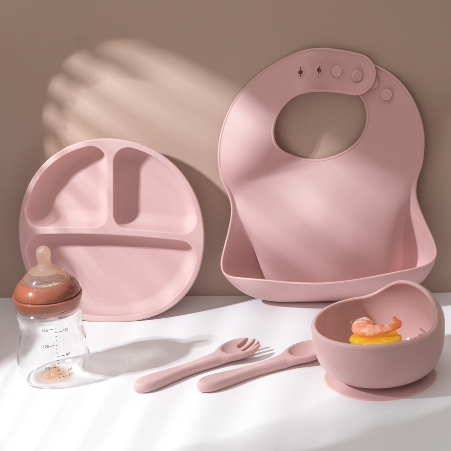 5Pcs Baby Silicone Feeding Set - огляд і ціна Baby Food Diary