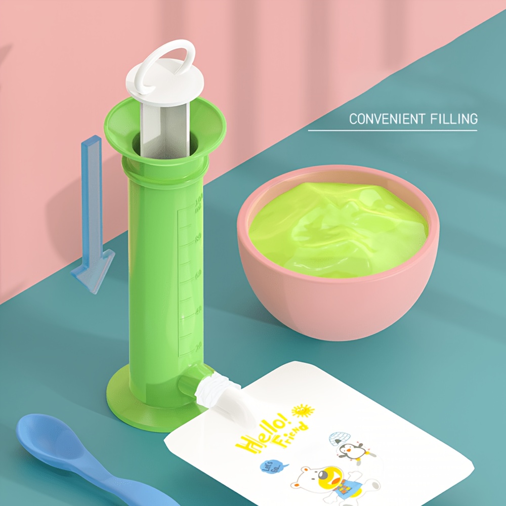 Baby Food Filling Tool, Syring - огляд і ціна Baby Food Pouches 1 Year Old