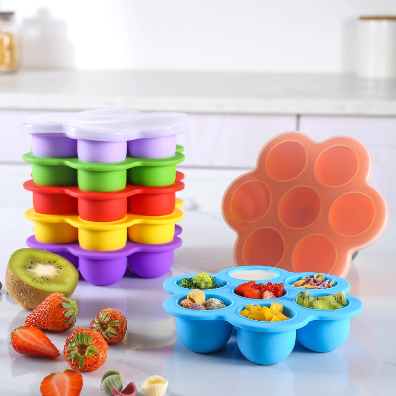 7 Holes Reusable Silicone Baby - огляд і ціна Baby Food Egg