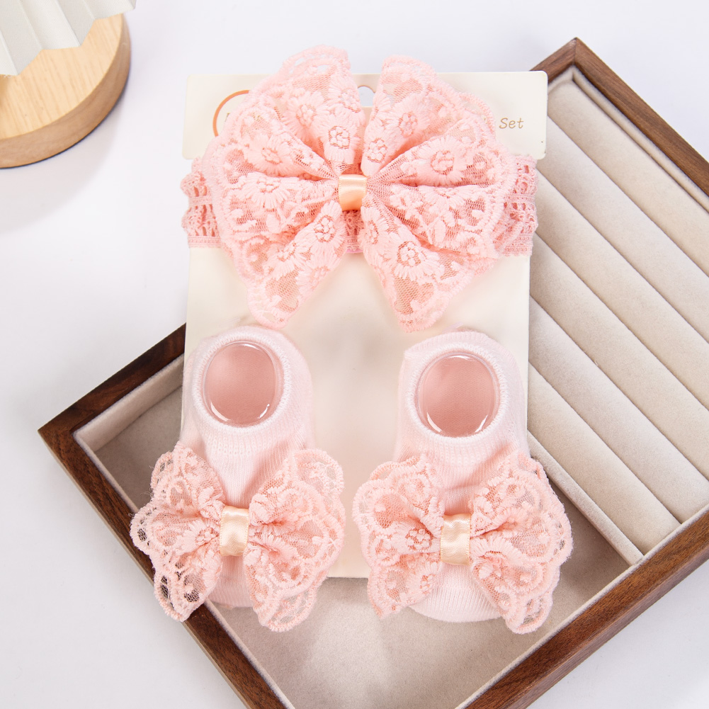 1Set Cream Lace Baby Headbands - огляд і ціна Baby Food Jelly