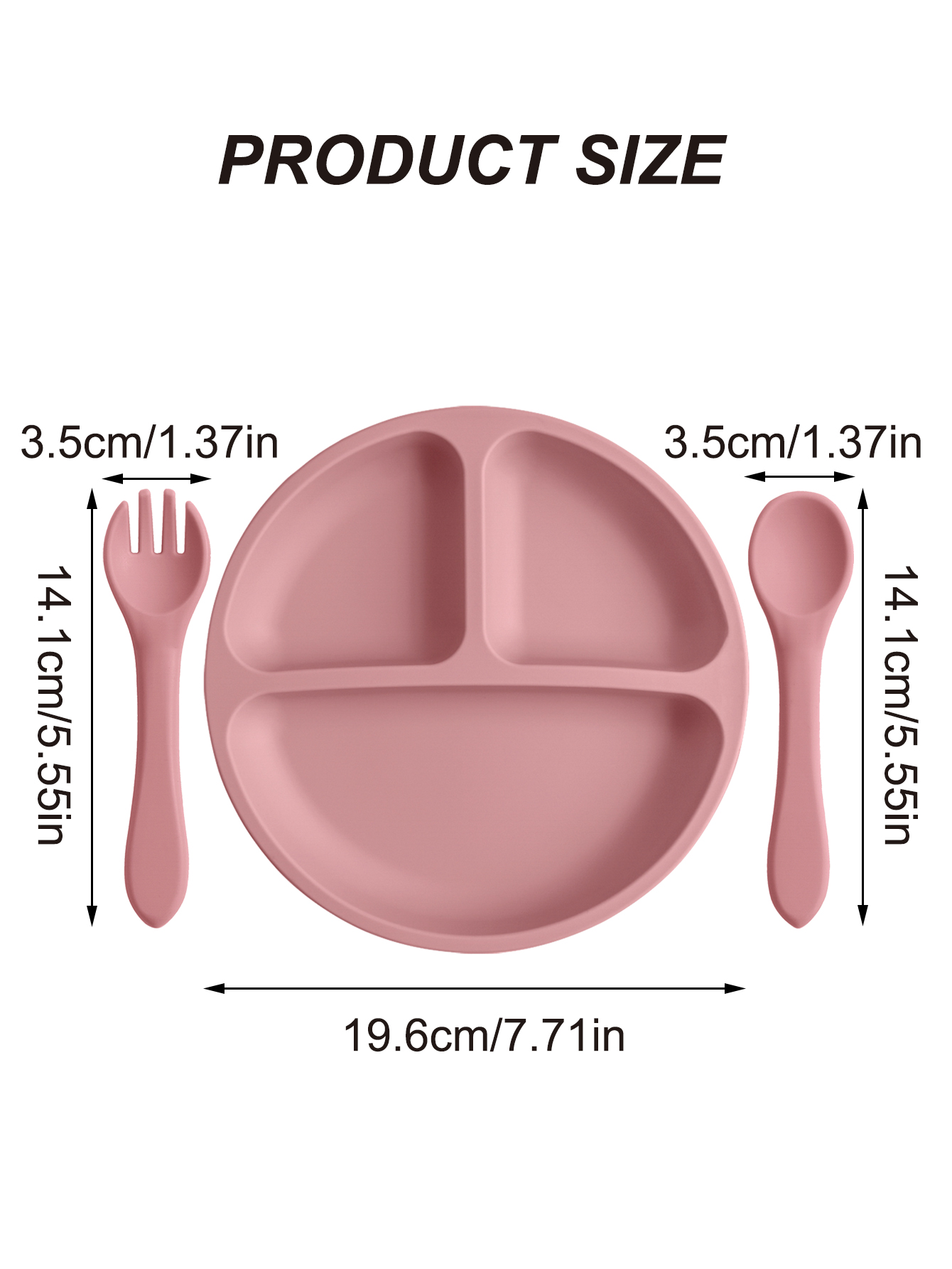 3PCS Silicone Baby Feeding Set - огляд і ціна Baby Food Diary