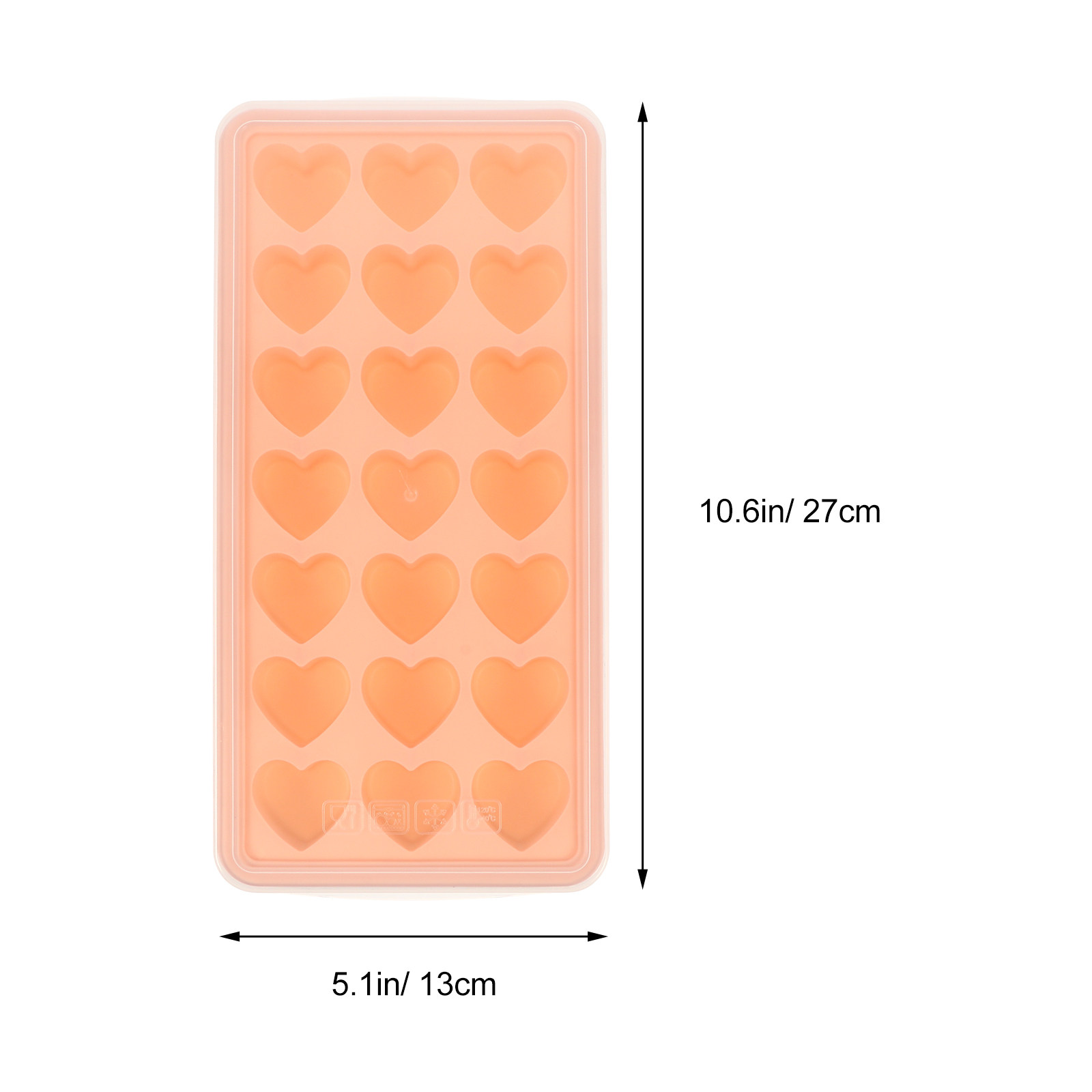 Heart Shape Silicone Ice Tray  - огляд і ціна Baby Food Jelly