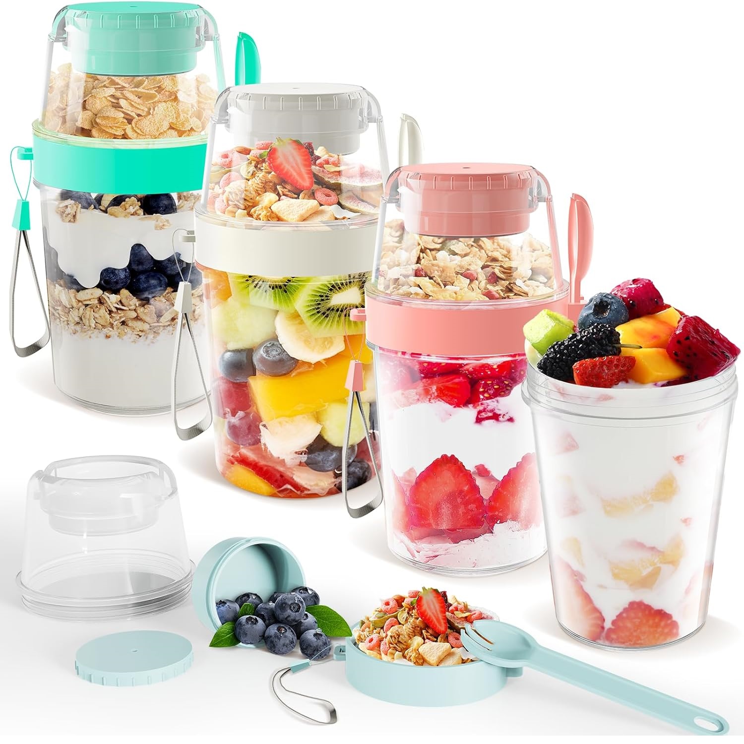 27oz Yogurt Parfait Salad Cups - огляд і ціна Baby Food On The Go