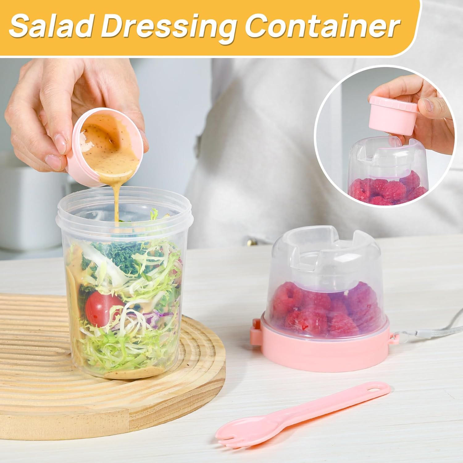 27oz Yogurt Parfait Salad Cups - огляд і ціна Baby Food On The Go