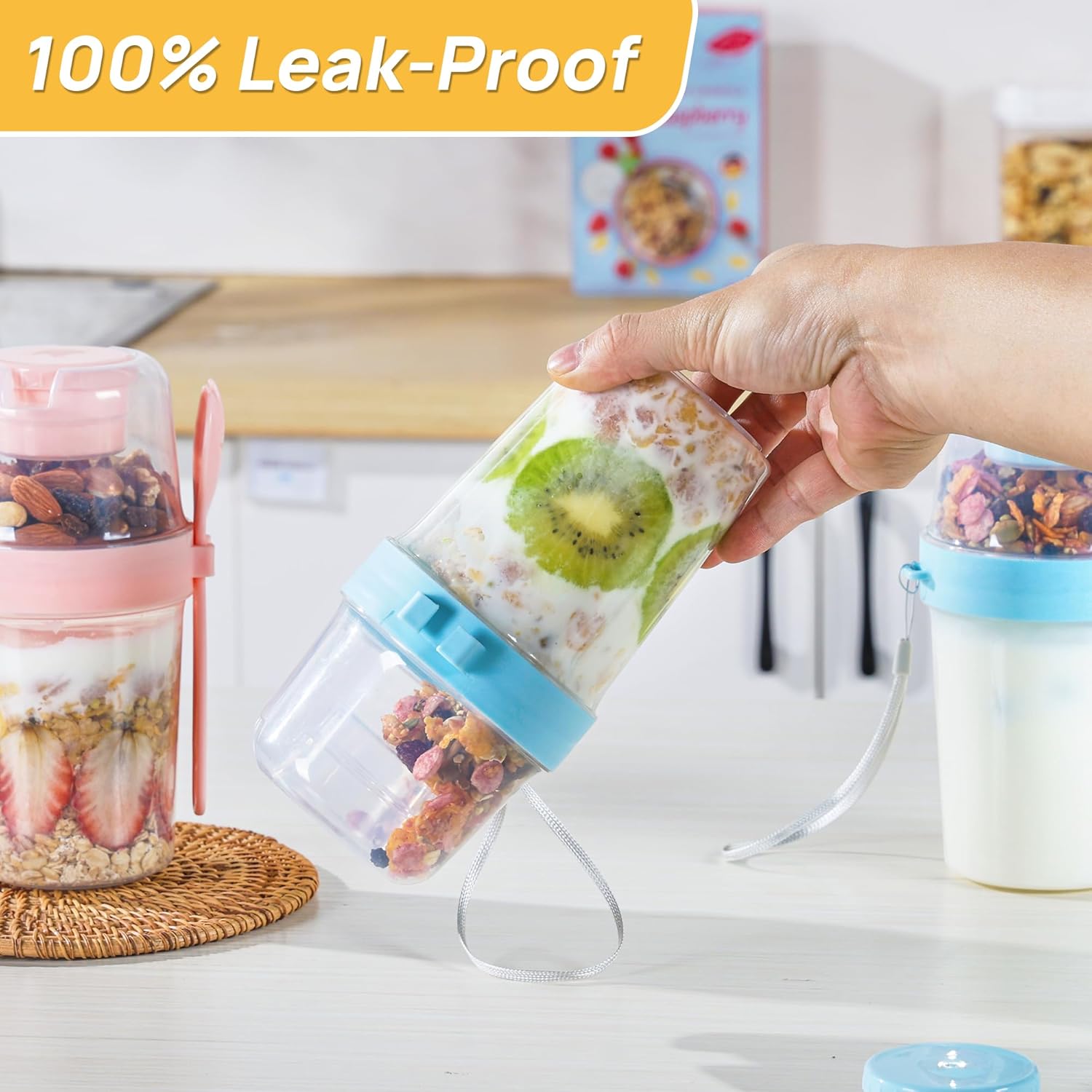 27oz Yogurt Parfait Salad Cups - огляд і ціна Baby Food On The Go